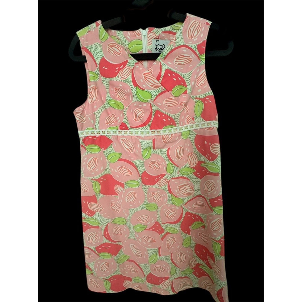 Rare Lilly Pulitzer Vintage White Label Mango Momma Dress - Girls size 8